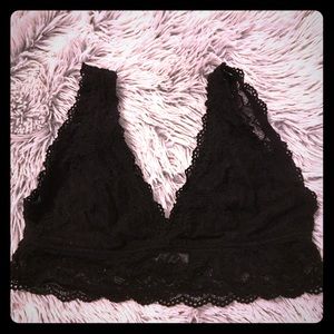 4/$10🌷Black Maurices Lace Bralette sz M/L
